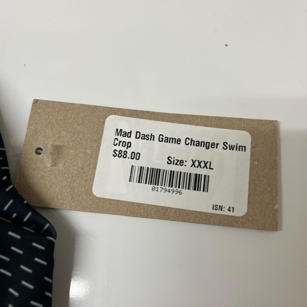 NWT Albion Plus Size MAD DASH GAME CHANGER SWIM TOP Wireless Padded Bra SZ 3XL - Picture 7 of 8